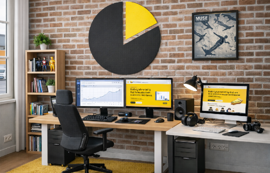 Piechart Digital work preview