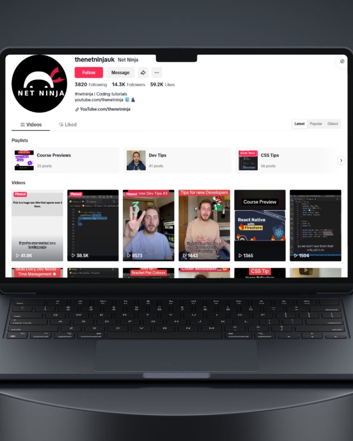 Net Ninja campaign or email design