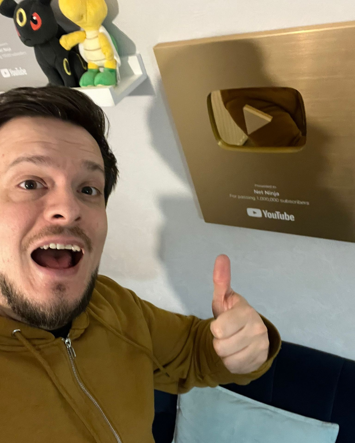 Piechart helping Net Ninja hit 1 million subscribers!